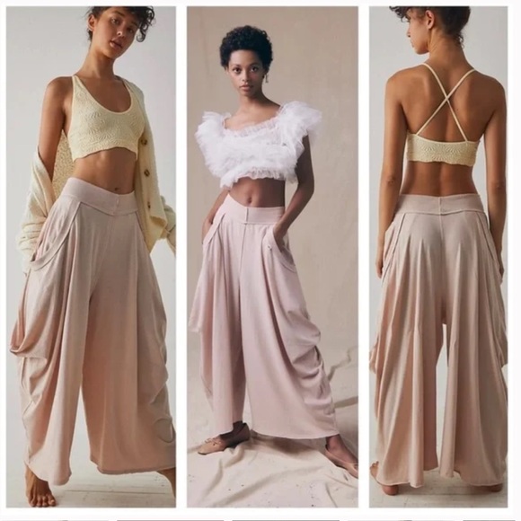 Free People Pants - Free  People Summer Slumbers Pants in “Rose Dust”